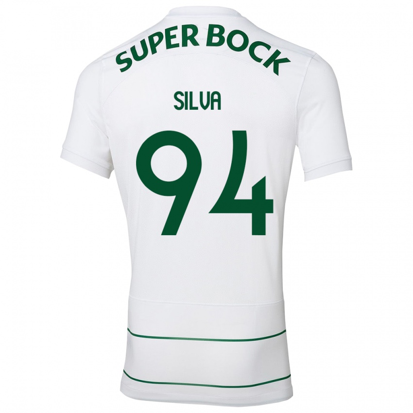 Herren Pedro Silva #94 Weiß Auswärtstrikot Trikot 2023/24 T-Shirt Belgien