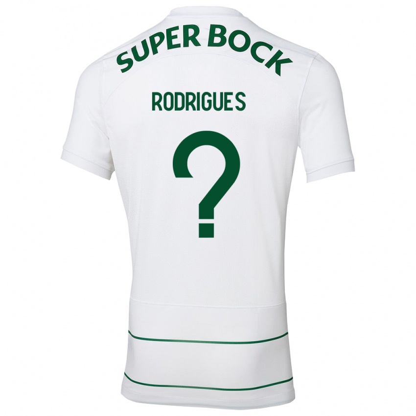 Herren João Rodrigues #0 Weiß Auswärtstrikot Trikot 2023/24 T-Shirt Belgien
