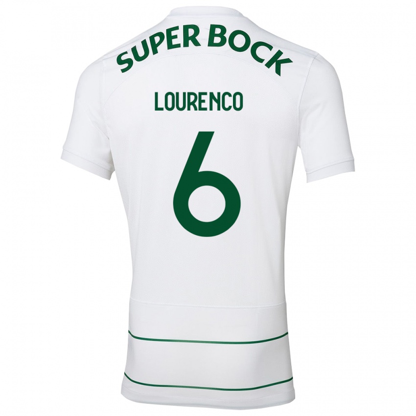 Herren Bruna Lourenço Urbano Costa #6 Weiß Auswärtstrikot Trikot 2023/24 T-Shirt Belgien