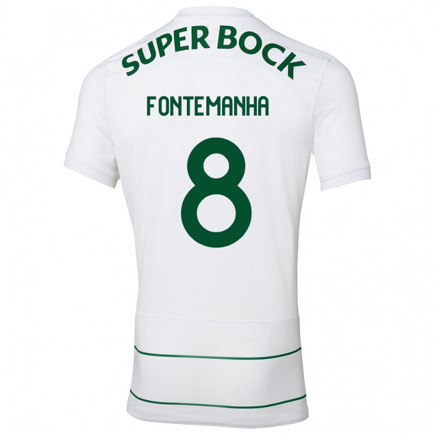 Heren Rita Fontemanha #8 Wit Uitshirt Uittenue 2023/24 T-Shirt België