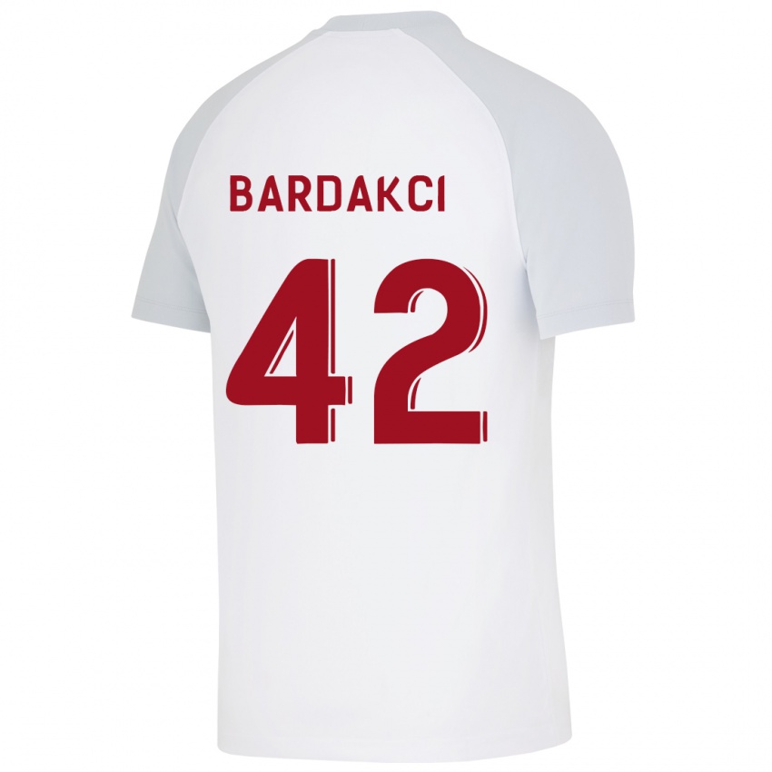 Herren Abdülkerim Bardakcı #42 Weiß Auswärtstrikot Trikot 2023/24 T-Shirt Belgien