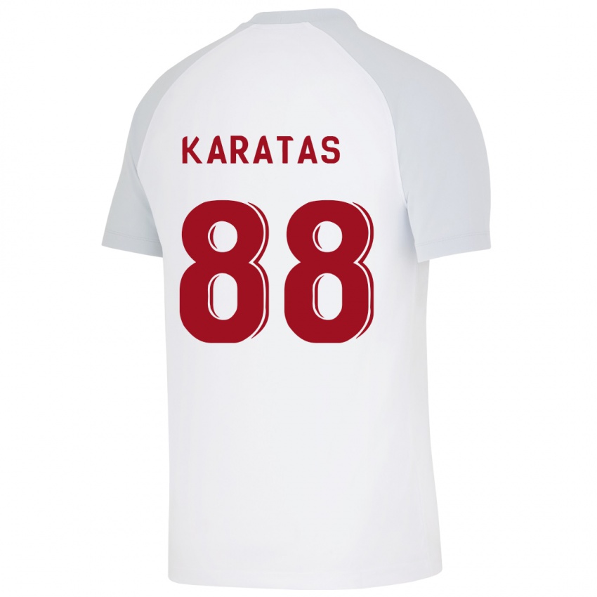 Herren Kazımcan Karataş #88 Weiß Auswärtstrikot Trikot 2023/24 T-Shirt Belgien