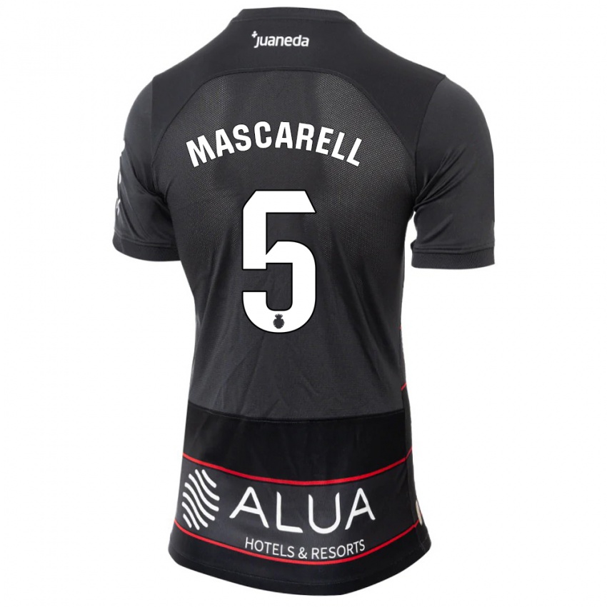 Herren Omar Mascarell #5 Schwarz Auswärtstrikot Trikot 2023/24 T-Shirt Belgien