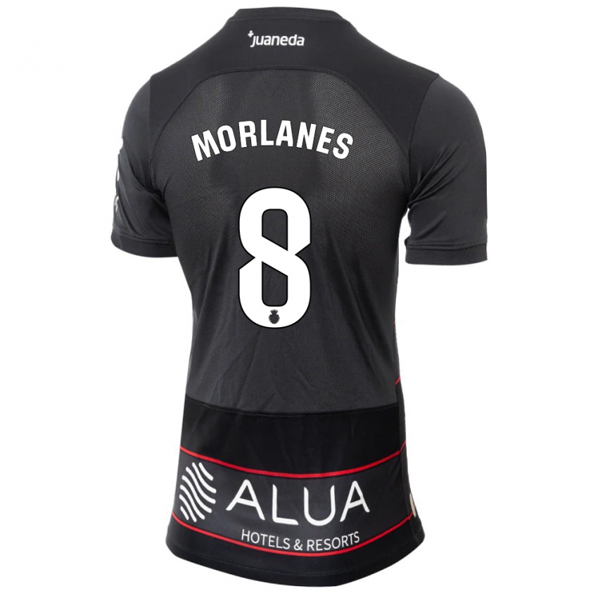 Herren Manu Morlanes #8 Schwarz Auswärtstrikot Trikot 2023/24 T-Shirt Belgien