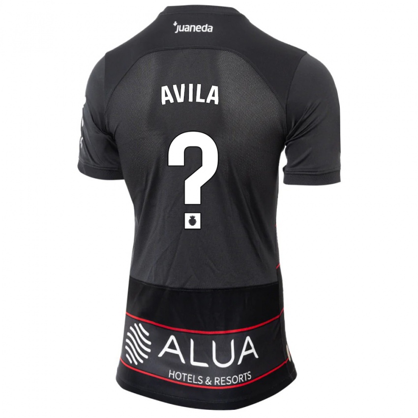 Herren Santiago Avila #0 Schwarz Auswärtstrikot Trikot 2023/24 T-Shirt Belgien