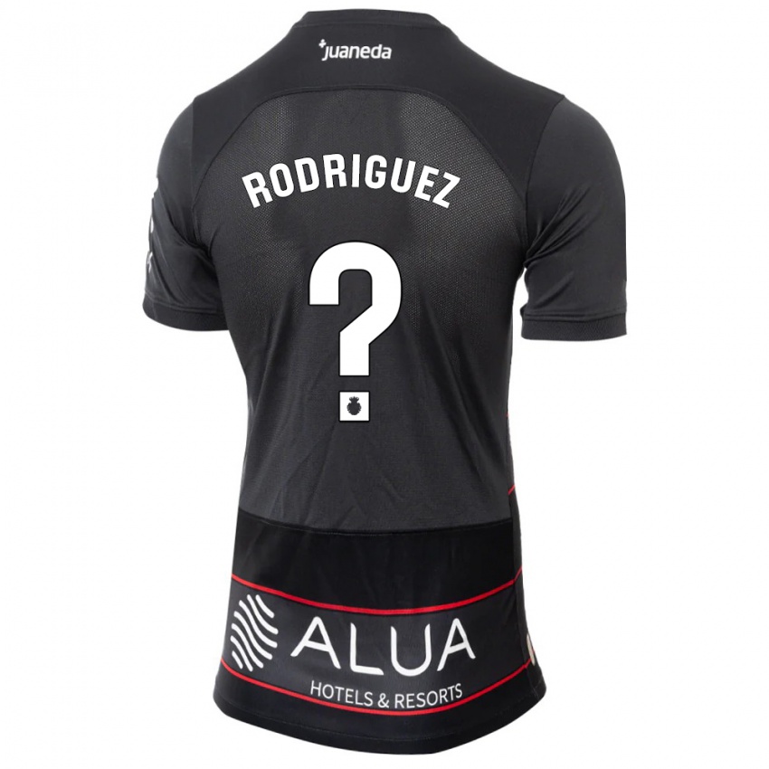 Herren Gabriel Rodríguez #0 Schwarz Auswärtstrikot Trikot 2023/24 T-Shirt Belgien