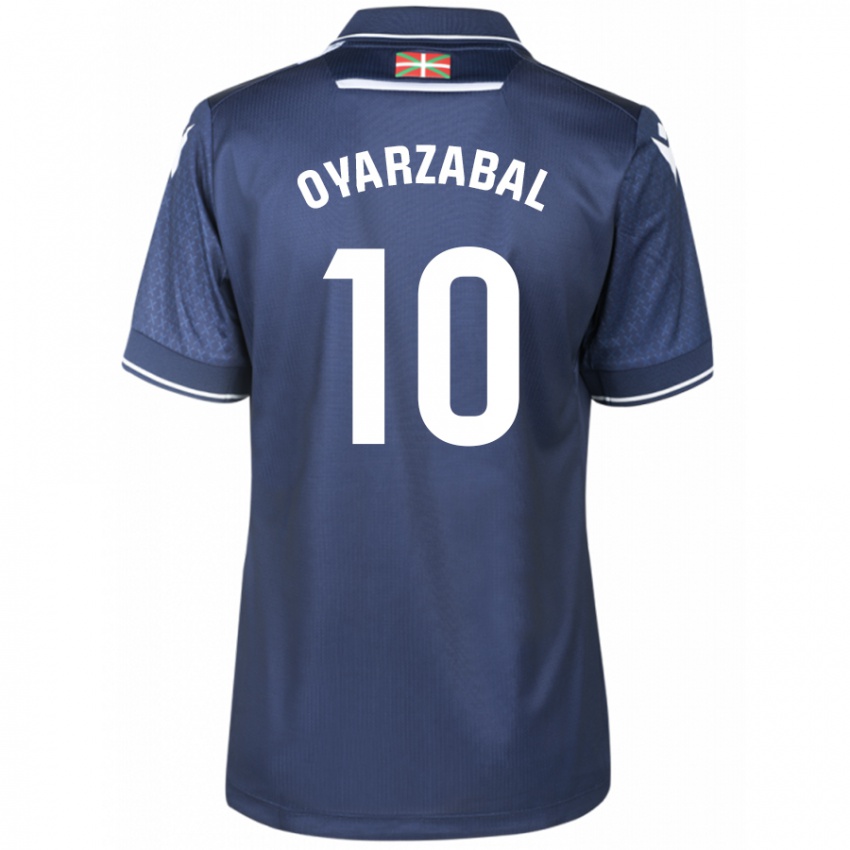 Heren Mikel Oyarzabal #10 Marine Uitshirt Uittenue 2023/24 T-Shirt België