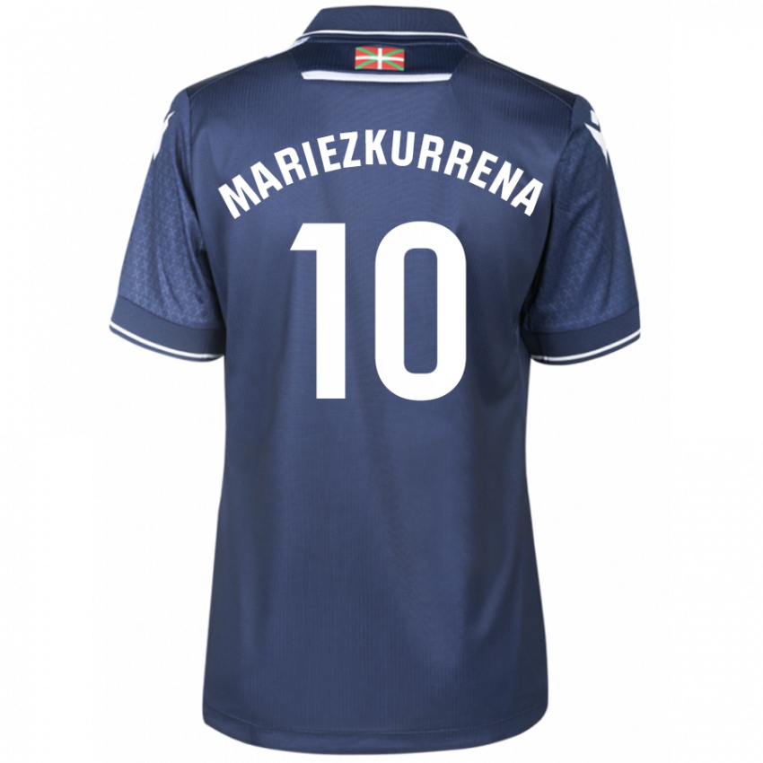 Heren Arkaitz Mariezkurrena #10 Marine Uitshirt Uittenue 2023/24 T-Shirt België
