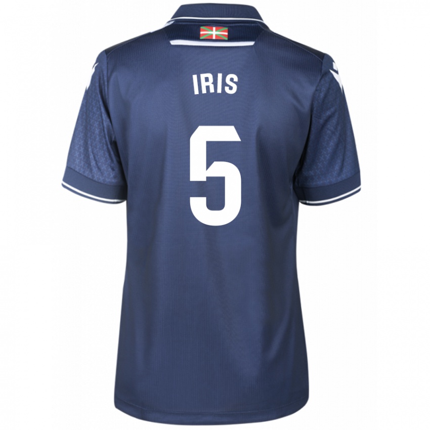 Herren Iris Arnaiz Gil #5 Marine Auswärtstrikot Trikot 2023/24 T-Shirt Belgien