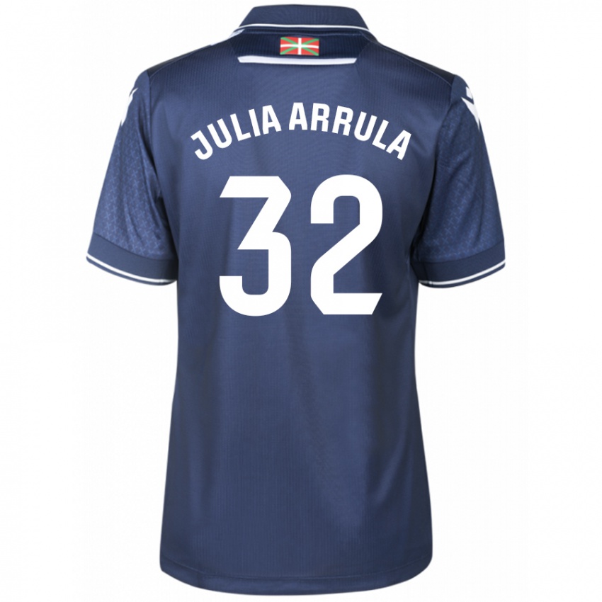 Herren Julia Arrula #32 Marine Auswärtstrikot Trikot 2023/24 T-Shirt Belgien