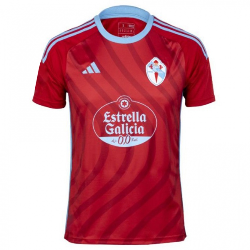 Herren Javi Rueda #17 Rot Auswärtstrikot Trikot 2023/24 T-Shirt Belgien