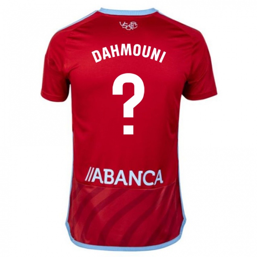 Homme Maillot Moha Dahmouni #0 Rouge Tenues Extérieur 2023/24 T-Shirt Belgique