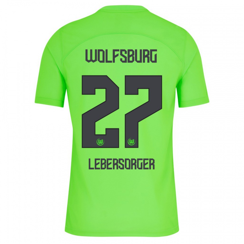 Dames Kevin Lebersorger #27 Groente Thuisshirt Thuistenue 2023/24 T-Shirt België