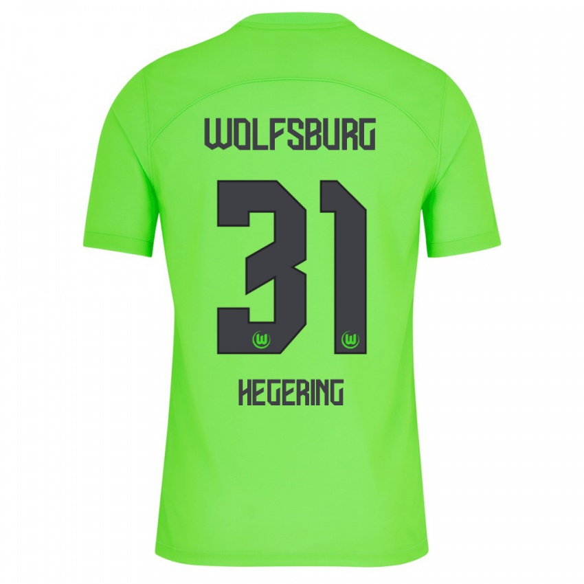 Damen Marina Hegering #31 Grün Heimtrikot Trikot 2023/24 T-Shirt Belgien