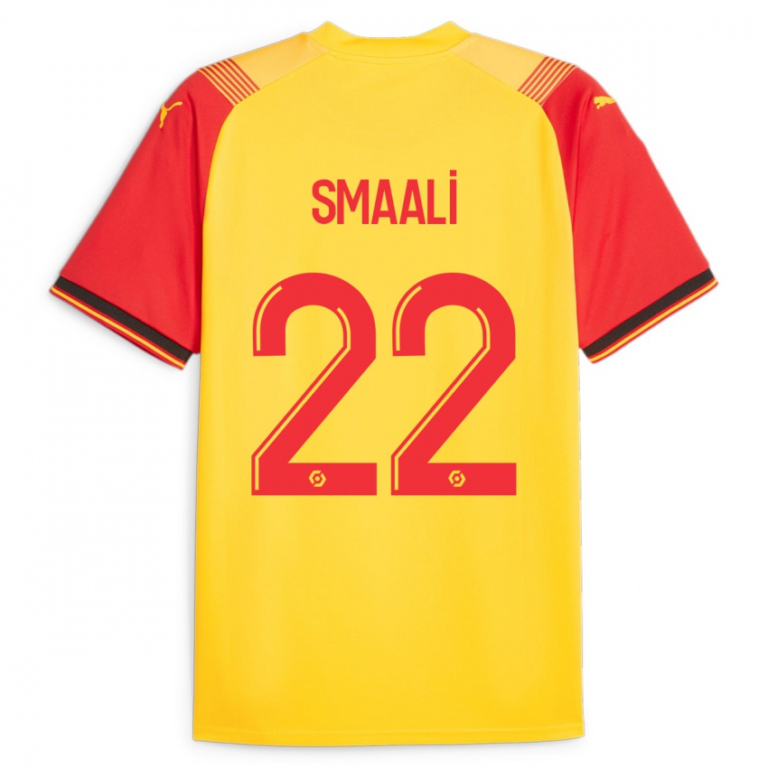 Damen Emma Smaali #22 Gelb Heimtrikot Trikot 2023/24 T-Shirt Belgien