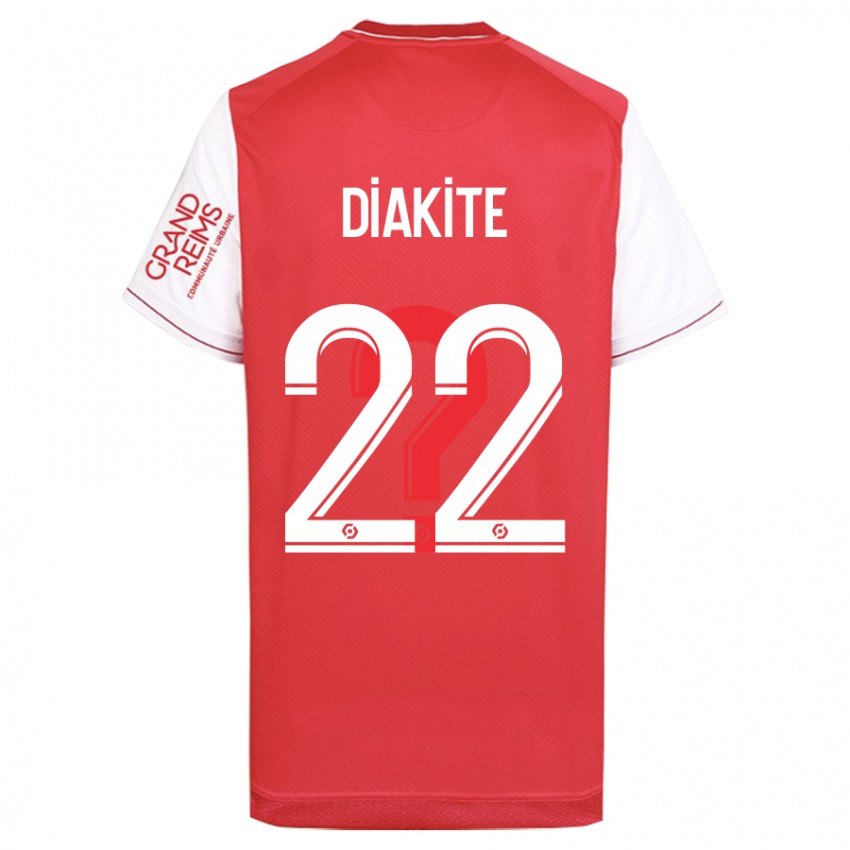 Damen Oumar Diakité #22 Rot Heimtrikot Trikot 2023/24 T-Shirt Belgien