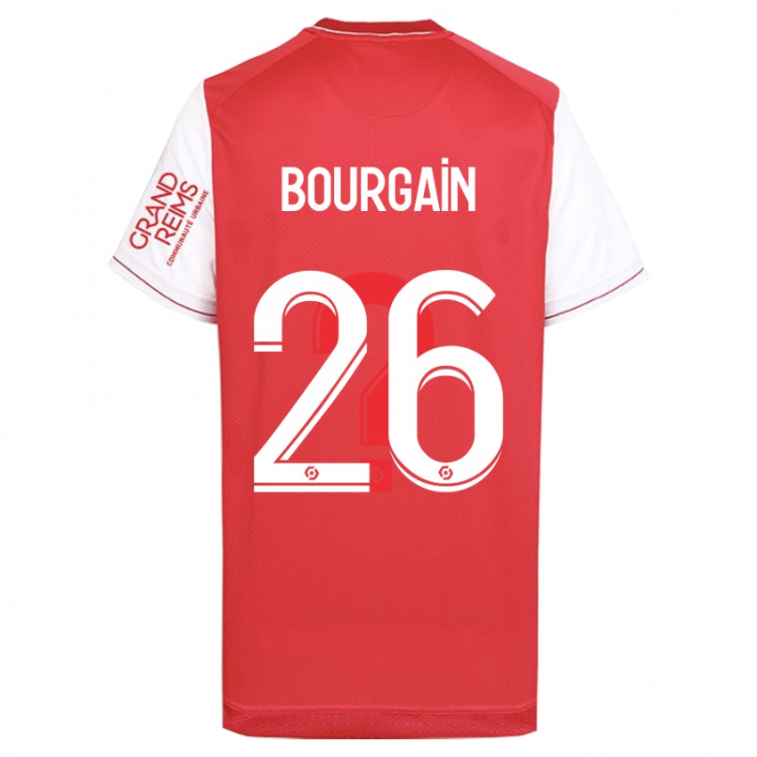 Damen Lea Bourgain #26 Rot Heimtrikot Trikot 2023/24 T-Shirt Belgien