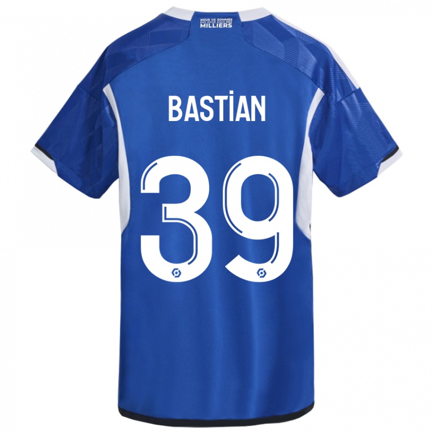 Damen Maxime Bastian #39 Blau Heimtrikot Trikot 2023/24 T-Shirt Belgien