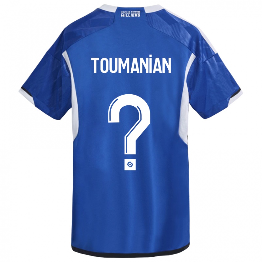 Damen Anthony Toumanian #0 Blau Heimtrikot Trikot 2023/24 T-Shirt Belgien