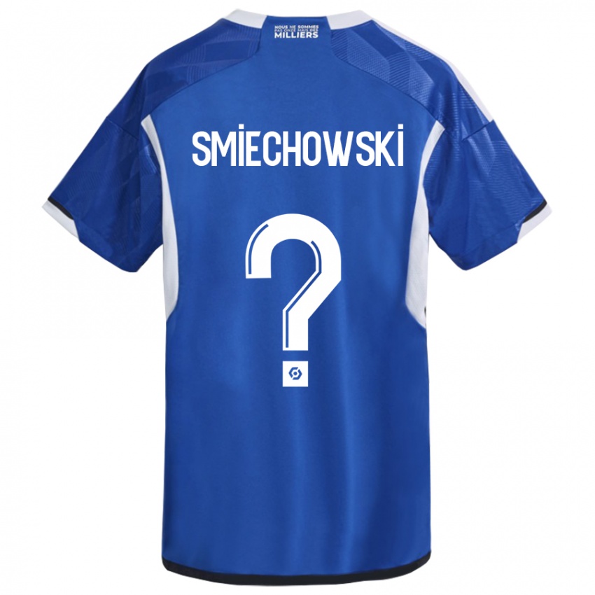 Damen Artur Smiechowski #0 Blau Heimtrikot Trikot 2023/24 T-Shirt Belgien