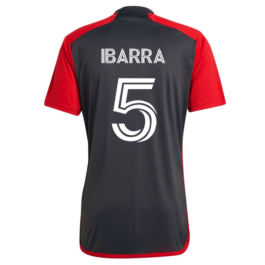 Damen Franco Ibarra #5 Grau Heimtrikot Trikot 2023/24 T-Shirt Belgien
