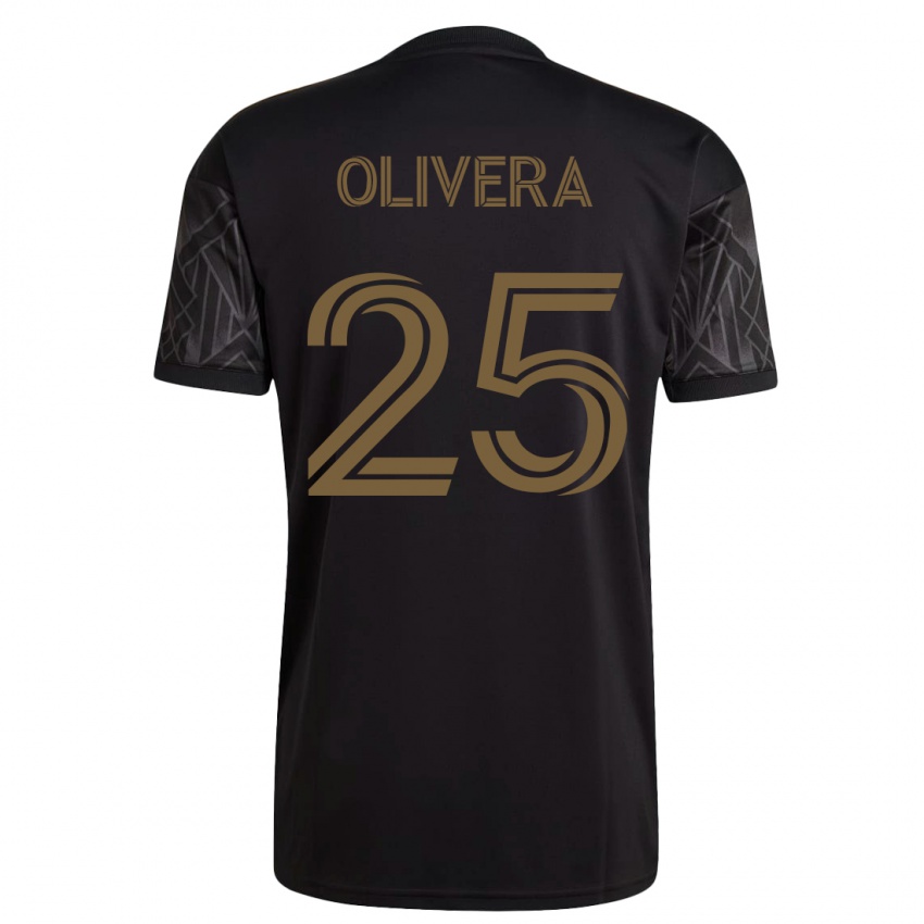 Damen Cristian Olivera #25 Schwarz Heimtrikot Trikot 2023/24 T-Shirt Belgien