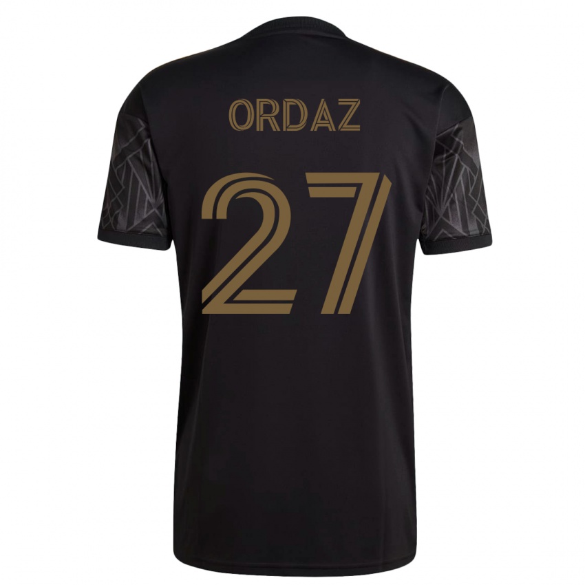 Damen Nathan Ordaz #27 Schwarz Heimtrikot Trikot 2023/24 T-Shirt Belgien