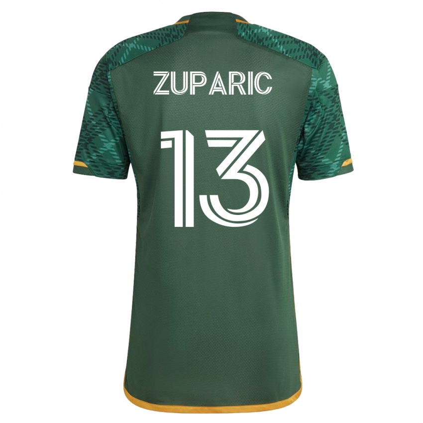 Damen Dario Zuparic #13 Grün Heimtrikot Trikot 2023/24 T-Shirt Belgien