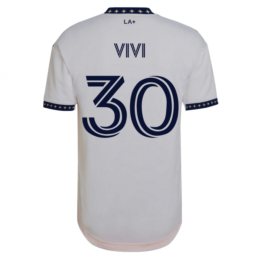 Damen Gino Vivi #30 Weiß Heimtrikot Trikot 2023/24 T-Shirt Belgien