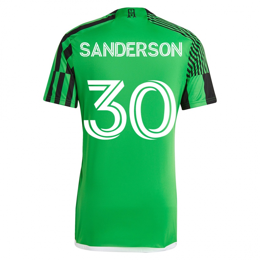 Damen Spencer Sanderson #30 Grün Schwarz Heimtrikot Trikot 2023/24 T-Shirt Belgien
