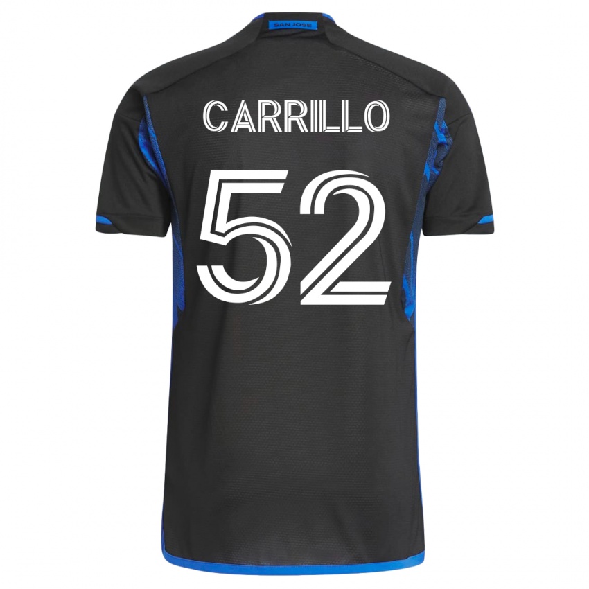 Dames Israel Carrillo #52 Blauw Zwart Thuisshirt Thuistenue 2023/24 T-Shirt België