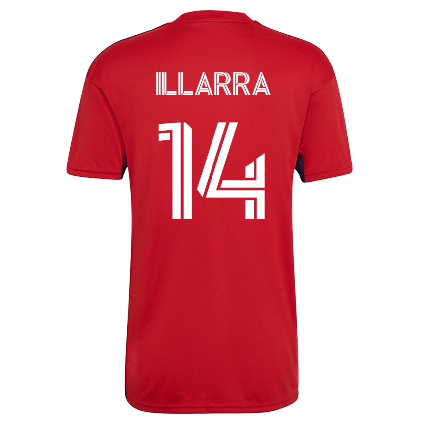 Damen Asier Illarramendi #14 Rot Heimtrikot Trikot 2023/24 T-Shirt Belgien