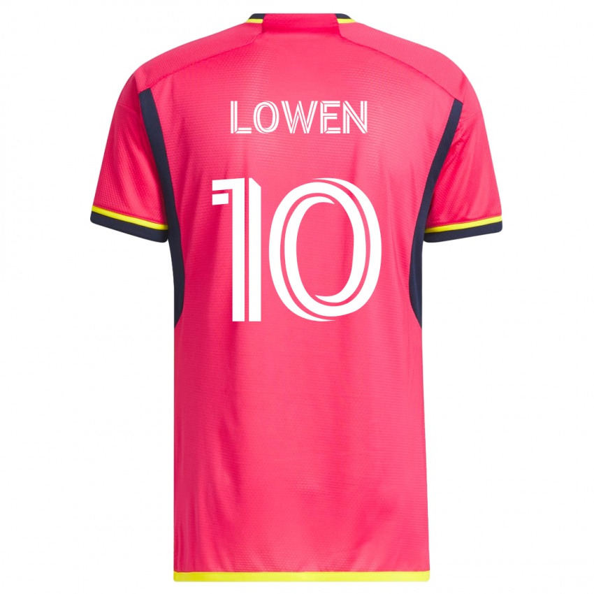 Damen Eduard Löwen #10 Rosa Heimtrikot Trikot 2023/24 T-Shirt Belgien