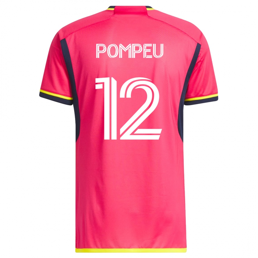Damen Célio Pompeu #12 Rosa Heimtrikot Trikot 2023/24 T-Shirt Belgien