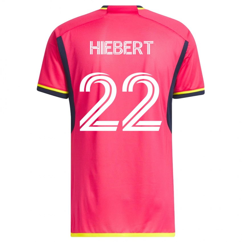 Damen Kyle Hiebert #22 Rosa Heimtrikot Trikot 2023/24 T-Shirt Belgien