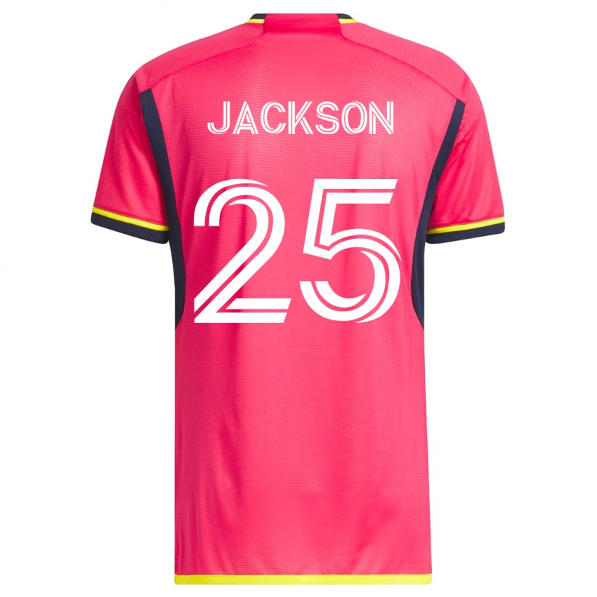 Damen Aziel Jackson #25 Rosa Heimtrikot Trikot 2023/24 T-Shirt Belgien