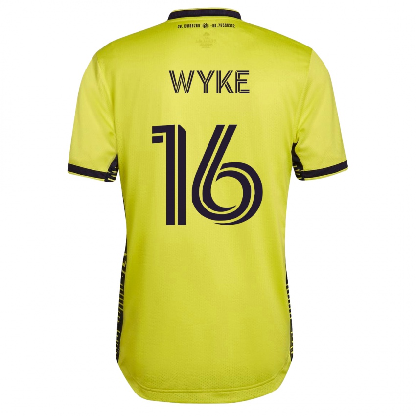 Damen Laurence Wyke #16 Gelb Heimtrikot Trikot 2023/24 T-Shirt Belgien