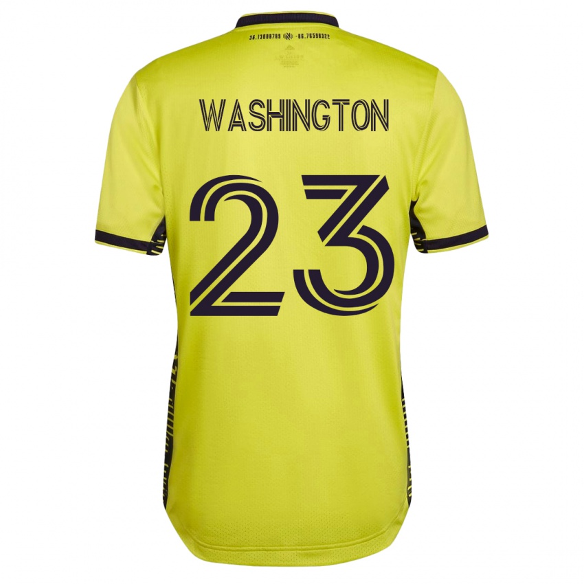 Damen Taylor Washington #23 Gelb Heimtrikot Trikot 2023/24 T-Shirt Belgien