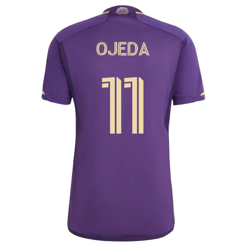 Damen Martín Ojeda #11 Violett Heimtrikot Trikot 2023/24 T-Shirt Belgien