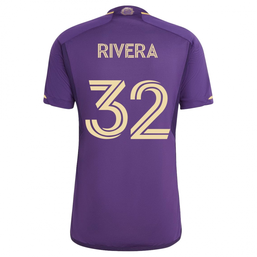 Damen Wilfredo Rivera #32 Violett Heimtrikot Trikot 2023/24 T-Shirt Belgien