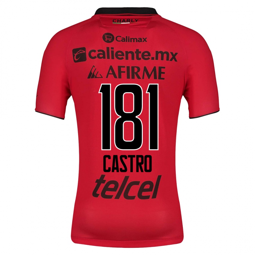 Damen José Castro #181 Rot Heimtrikot Trikot 2023/24 T-Shirt Belgien