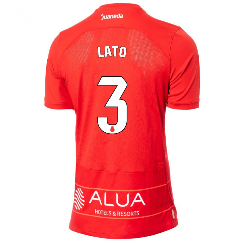 Damen Toni Lato #3 Rot Heimtrikot Trikot 2023/24 T-Shirt Belgien