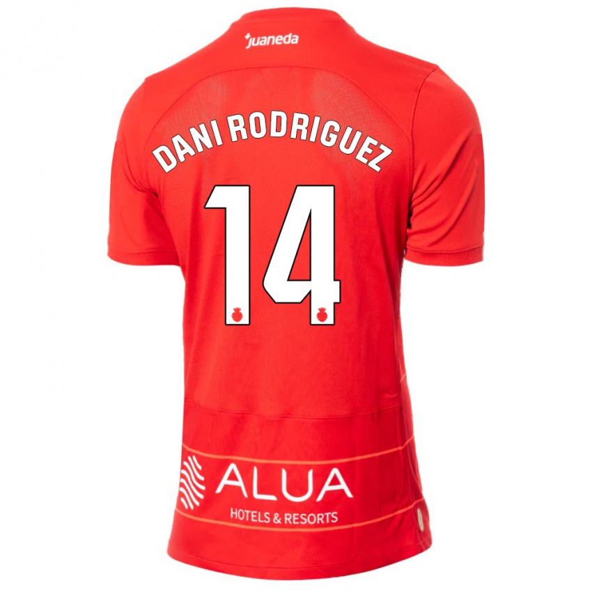 Damen Dani Rodríguez #14 Rot Heimtrikot Trikot 2023/24 T-Shirt Belgien