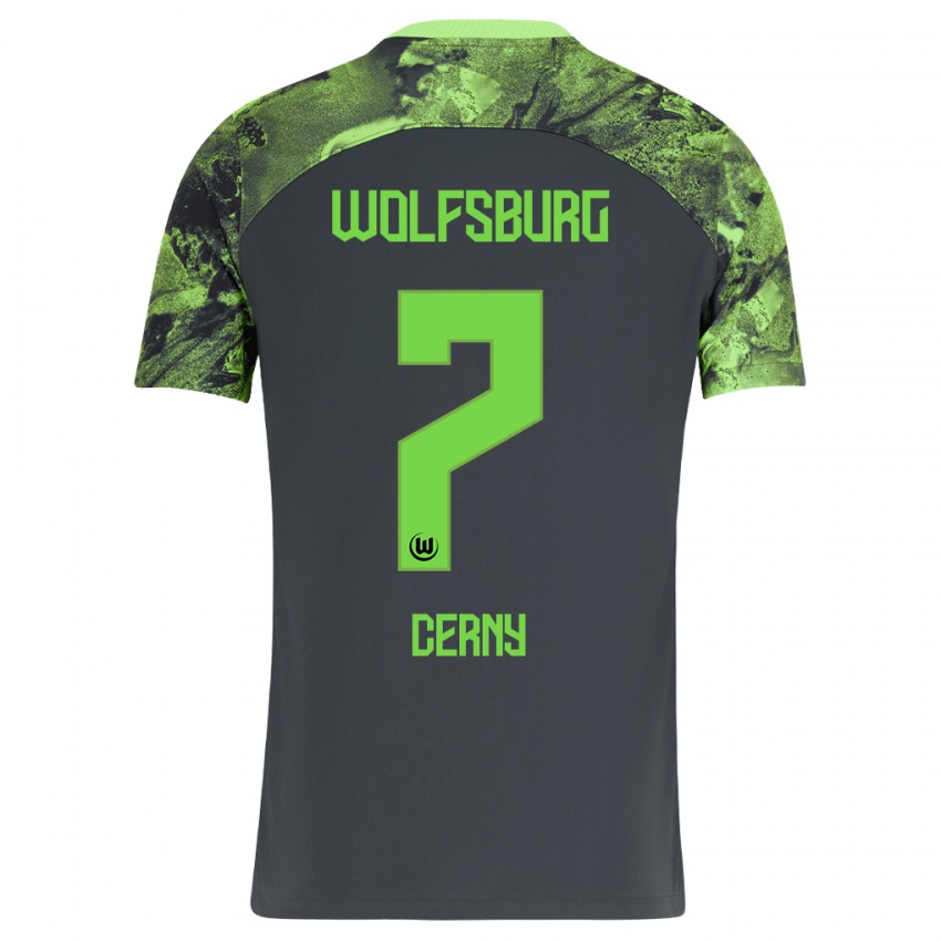 Damen Vaclav Cerny #7 Dunkelgrau Auswärtstrikot Trikot 2023/24 T-Shirt Belgien