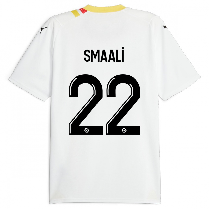 Damen Emma Smaali #22 Schwarz Auswärtstrikot Trikot 2023/24 T-Shirt Belgien