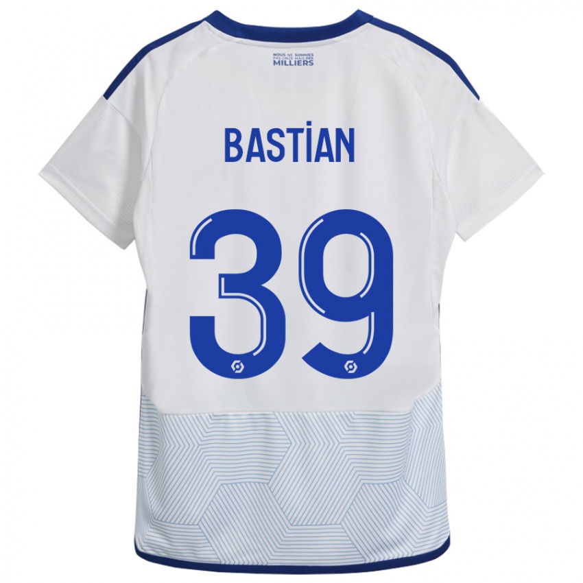 Damen Maxime Bastian #39 Weiß Auswärtstrikot Trikot 2023/24 T-Shirt Belgien