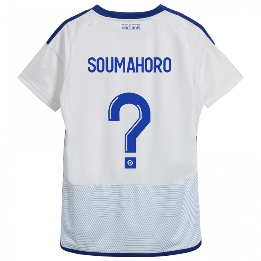 Damen Mohamed Soumahoro #0 Weiß Auswärtstrikot Trikot 2023/24 T-Shirt Belgien