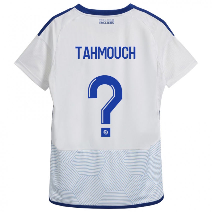 Damen Mathieu Tahmouch #0 Weiß Auswärtstrikot Trikot 2023/24 T-Shirt Belgien