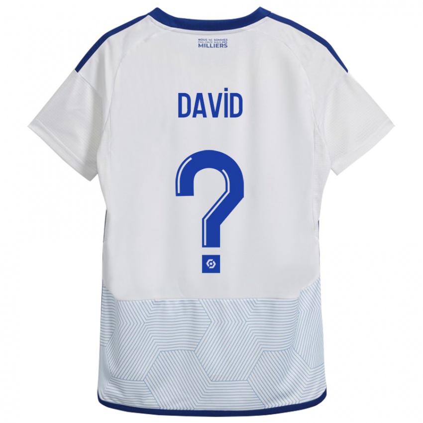 Damen David #0 Weiß Auswärtstrikot Trikot 2023/24 T-Shirt Belgien