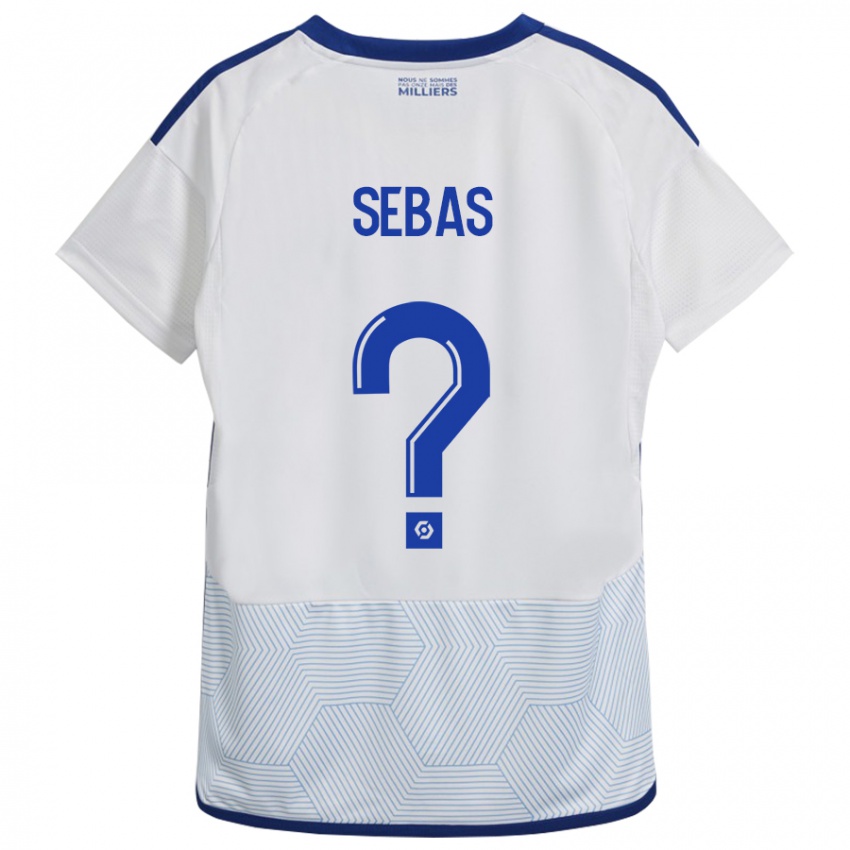 Damen Jérémy Sebas #0 Weiß Auswärtstrikot Trikot 2023/24 T-Shirt Belgien